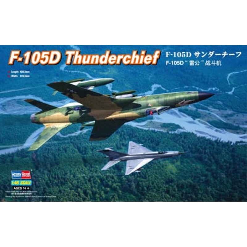 Hobby Boss - 1/48 F-105D Thunderchief (80332)