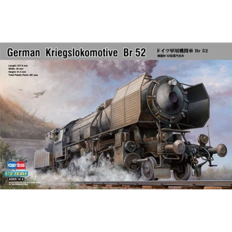 Hobby Boss - 1/72 German Kriegslokomotive BR-52 (82901)