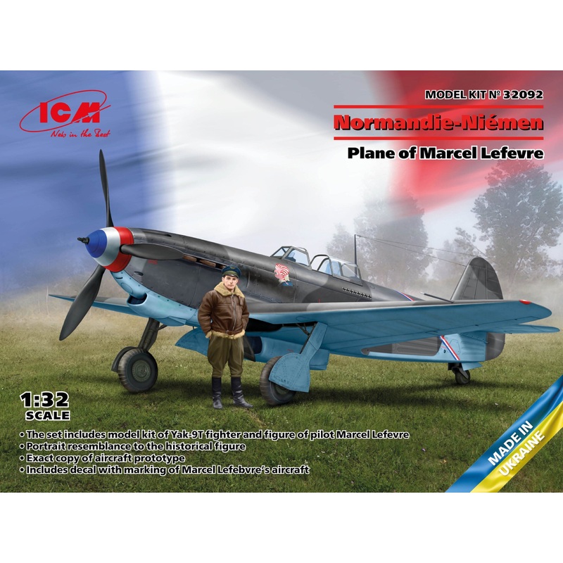 ICM - 1/32 Yak-9t w/Marcel Lefevre