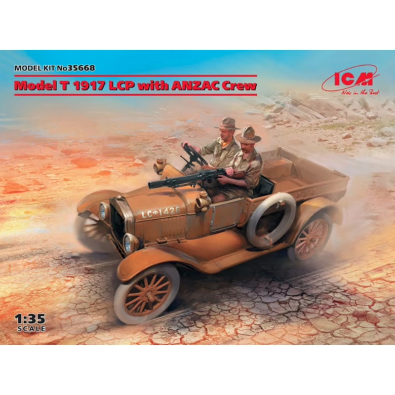 ICM - 1/35 Model T 1917 LCP w/ANZAC Crew