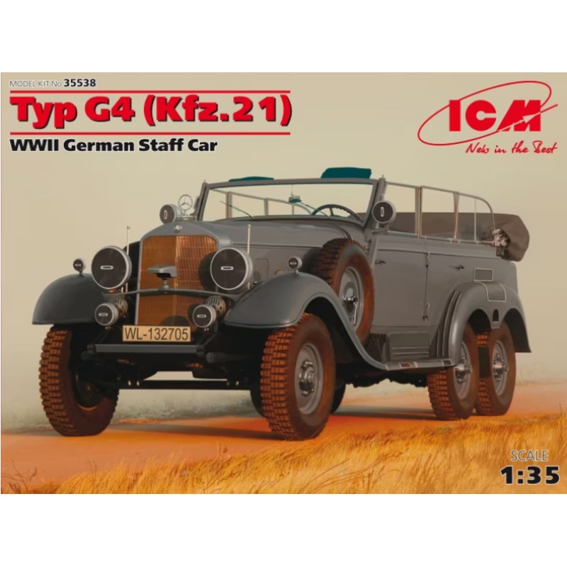 ICM - 1/35 Typ G4 Kfz 21 German Staff Car