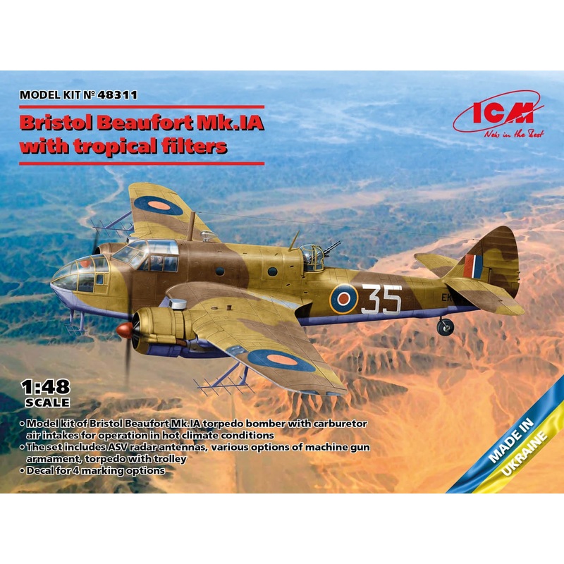 ICM - 1/48 Beaufort Mk.Ia Trop