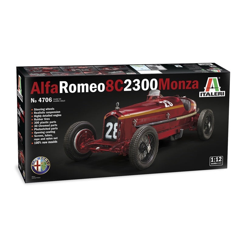 Italeri - 1/12 Alfa Romeo 2300 8C Monza