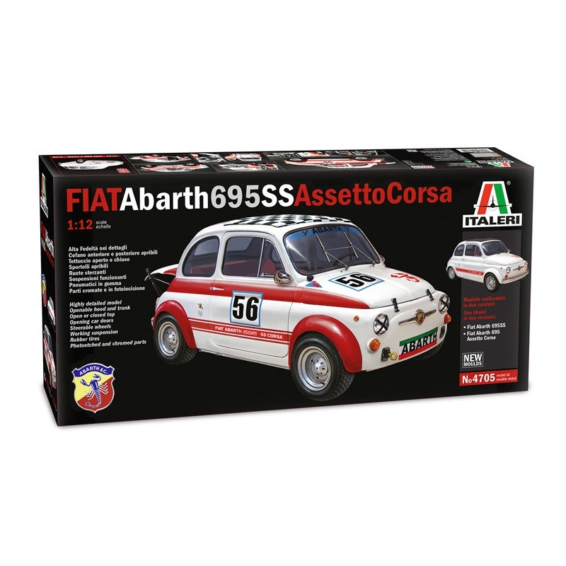 Italeri - 1/12 FIAT Abarth 695 SS Assetto Corsa