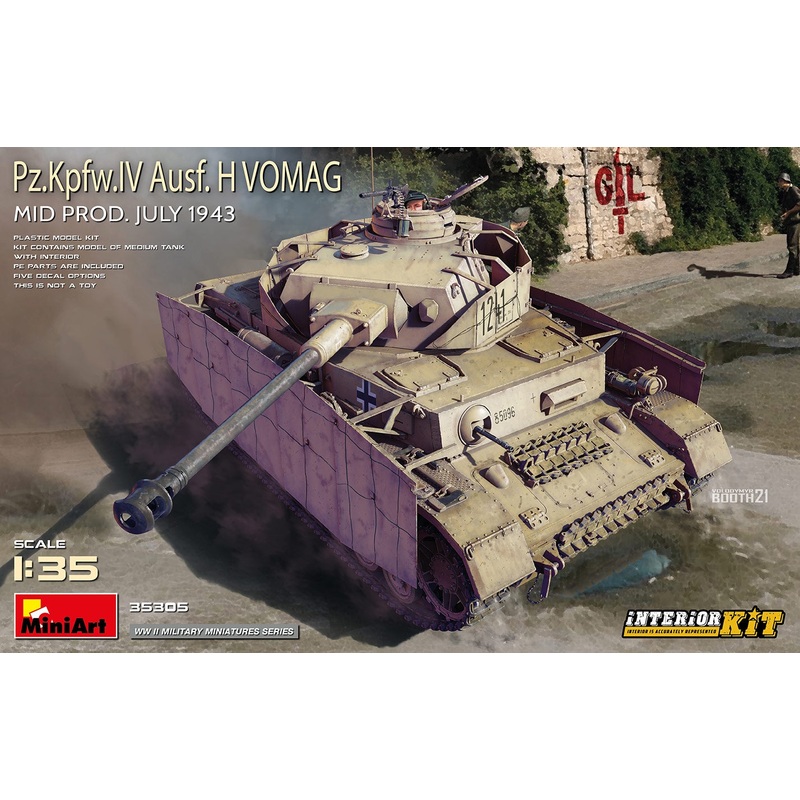 Miniart - 1/35 Pz.Kpfw.IV Ausf. H Vomag. MID PROD. July 1943. Interior Kit