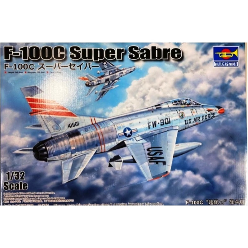 Trumpeter - 1/32 F-100C Super Sabre