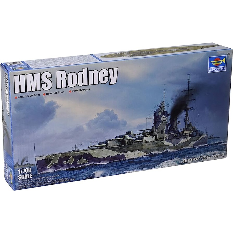 Trumpeter - 1/700 HMS Rodney