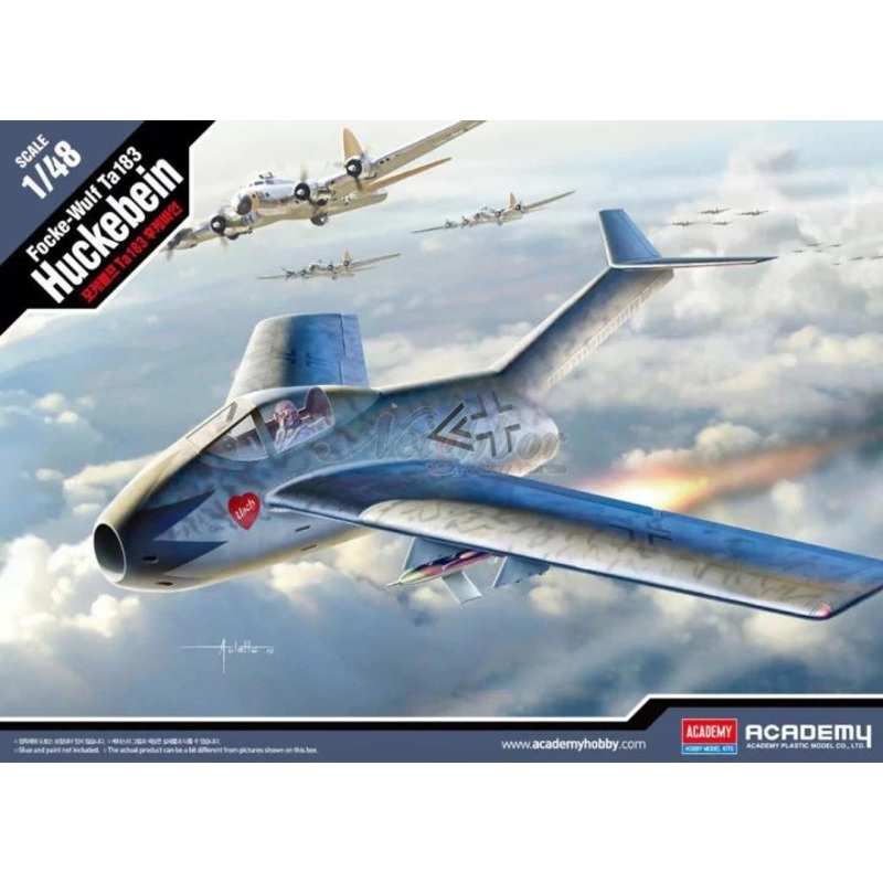 Academy - 1/48 Focke-Wulf Ta 183 Huckebein