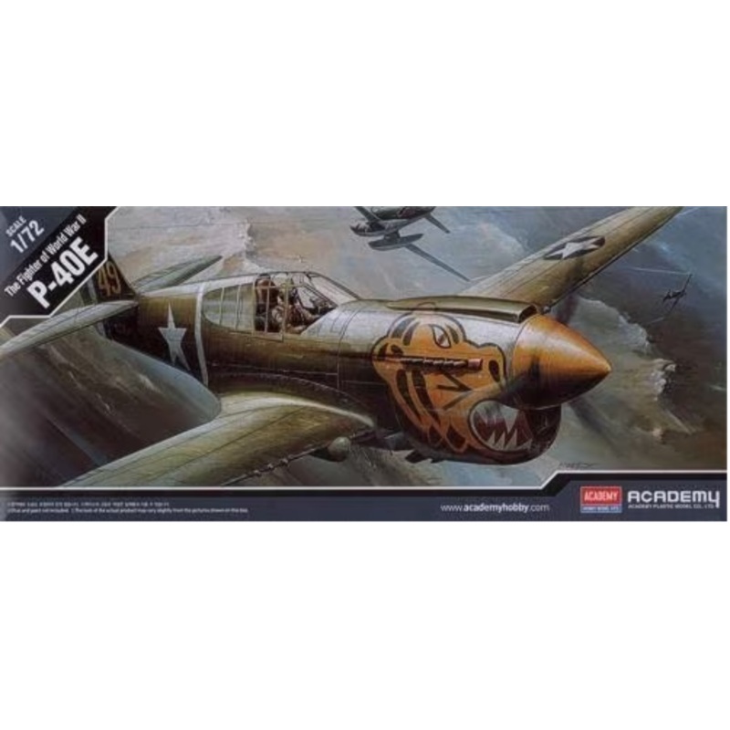 Academy - 1/72 P-40E Warhawk