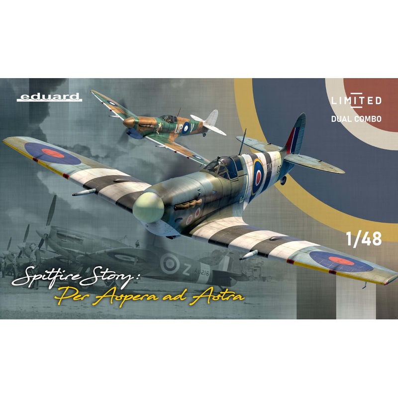 Eduard - 1/48 SPITFIRE STORY: Per Aspera ad Astra (Ltd. Dual Combo)