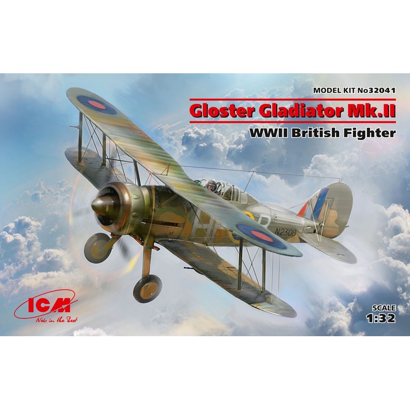 ICM - 1/32 Gloster Gladiator Mk.II WWII British Fighter