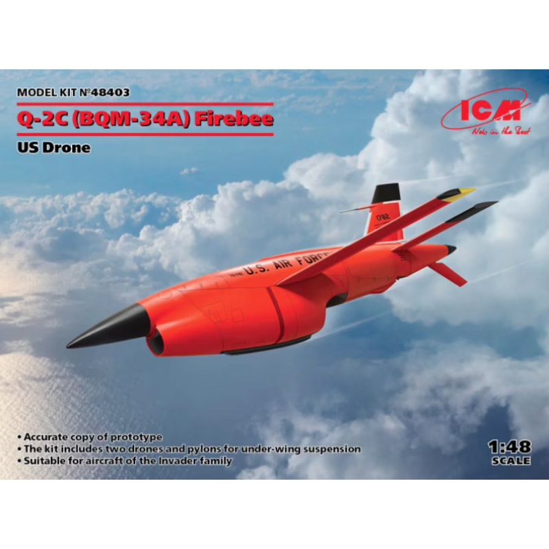 ICM - 1/48 Q-2C Firebee US Drone