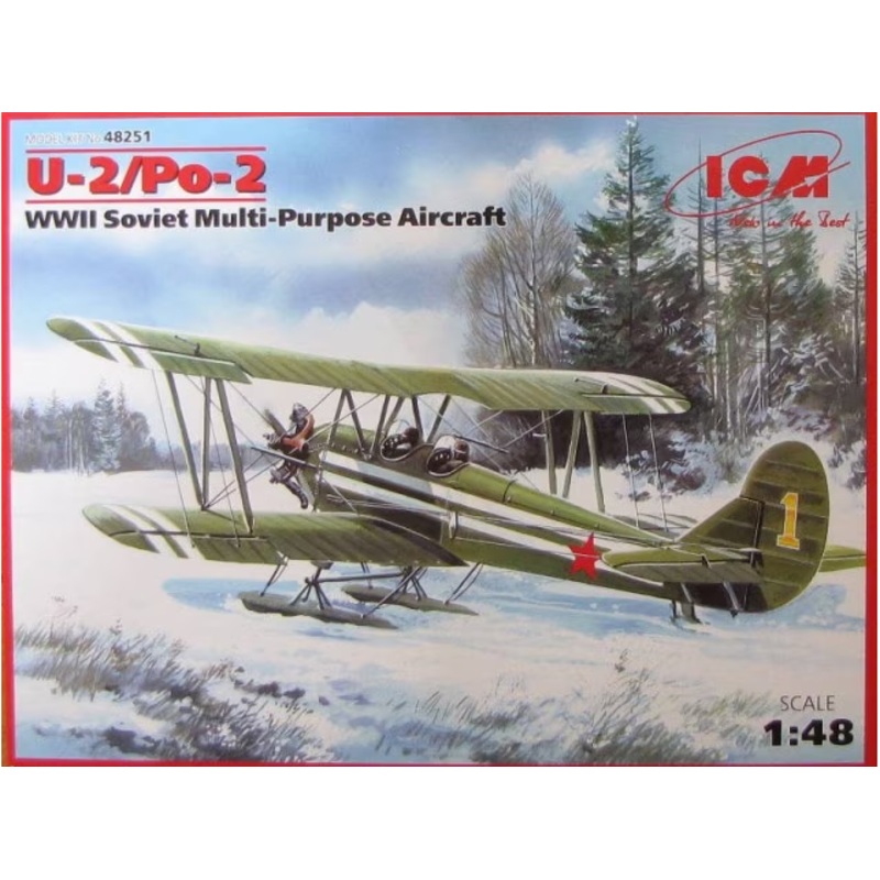 ICM - 1/48 U-2/PO-2 WWII Soviet Multi-Purpose Aircraft