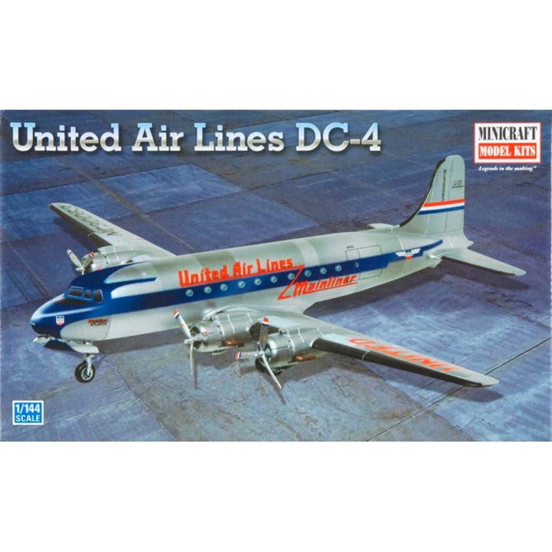 Minicraft - 1/144 United Airlines DC-4