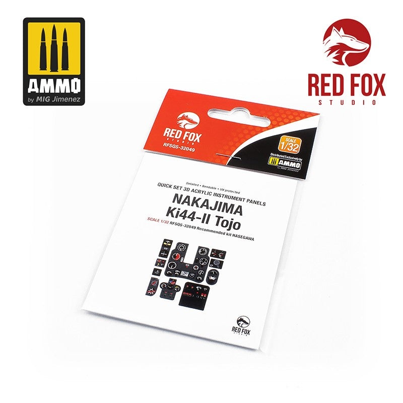 Red Fox Studio 32049 - 1/32 Nakajima Ki44-II Tojo (for Hasegawa kit)