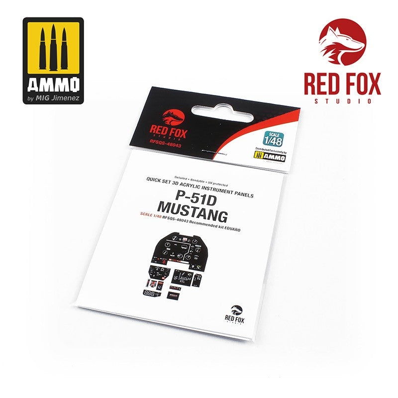 Red Fox Studio 48043 - 1/48 P-51D-5 Mustang (for Eduard kit)