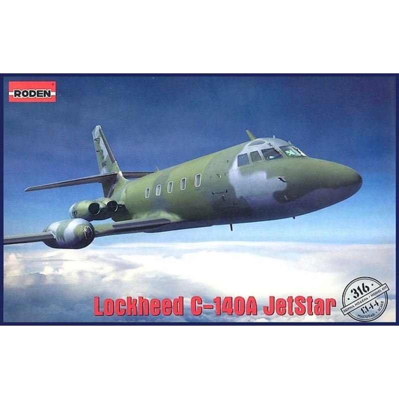 Roden - 1/144 Lockheed C-140A Jetstar