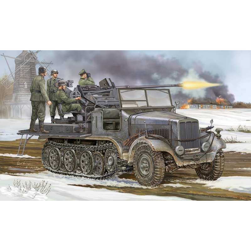 Trumpeter - 1/35 German Sd.Kfz. 6/2 3.7cm Flak 37