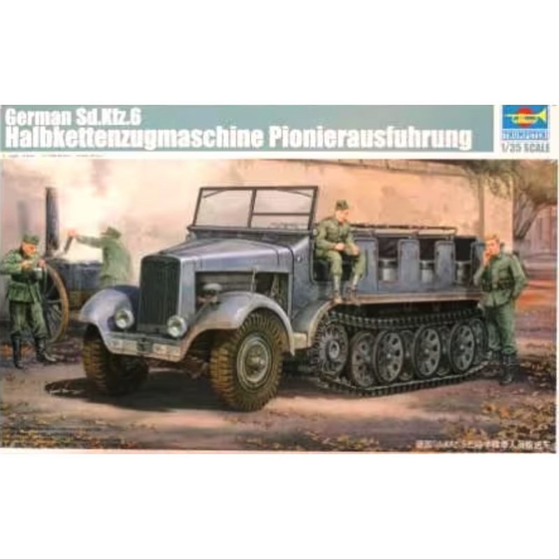 Trumpeter - 1/35 German Sd.Kfz. 6 Halbkettenzugmaschine Pionierausfhrung
