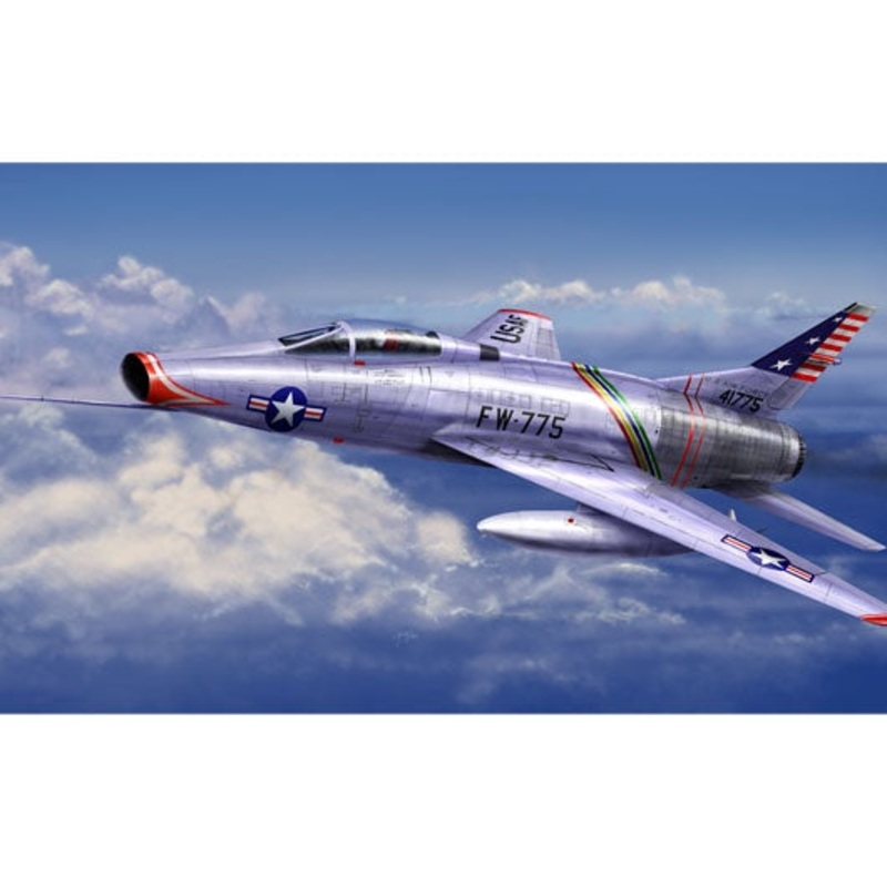 Trumpeter - 1/72F-100C Super Sabre