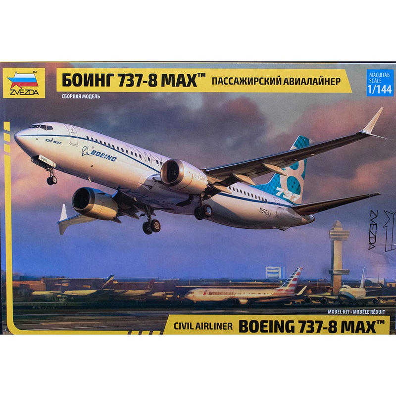 Zvezda - 1/144 Boeing 737-8 Max