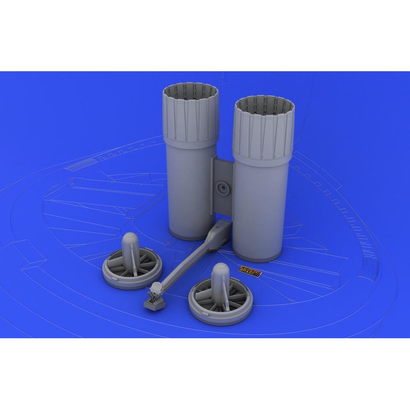 Eduard - 1/32 F-4 Exhaust Nozzles USAF Late  Brassin set (for Tamiya) 632010