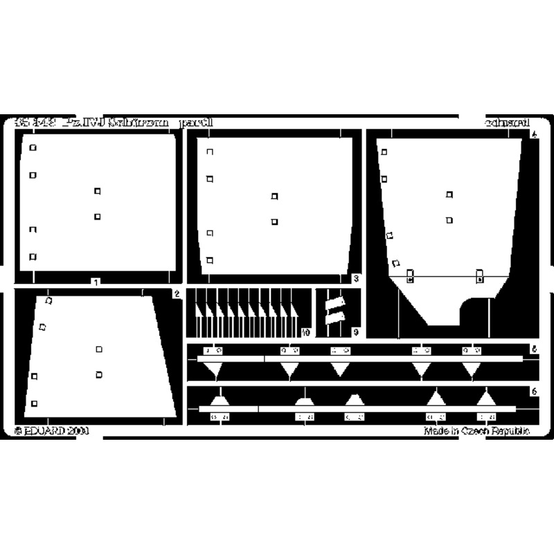 Eduard - 1/35 Schurzen Pz.IV Ausf.J (Photo-etched) (for Tamiya) 35342