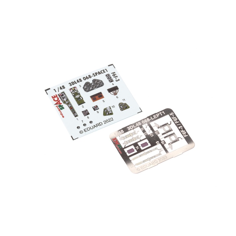Eduard - 1/48 F6F-3 SPACE set (for Eduard) 3DL48068