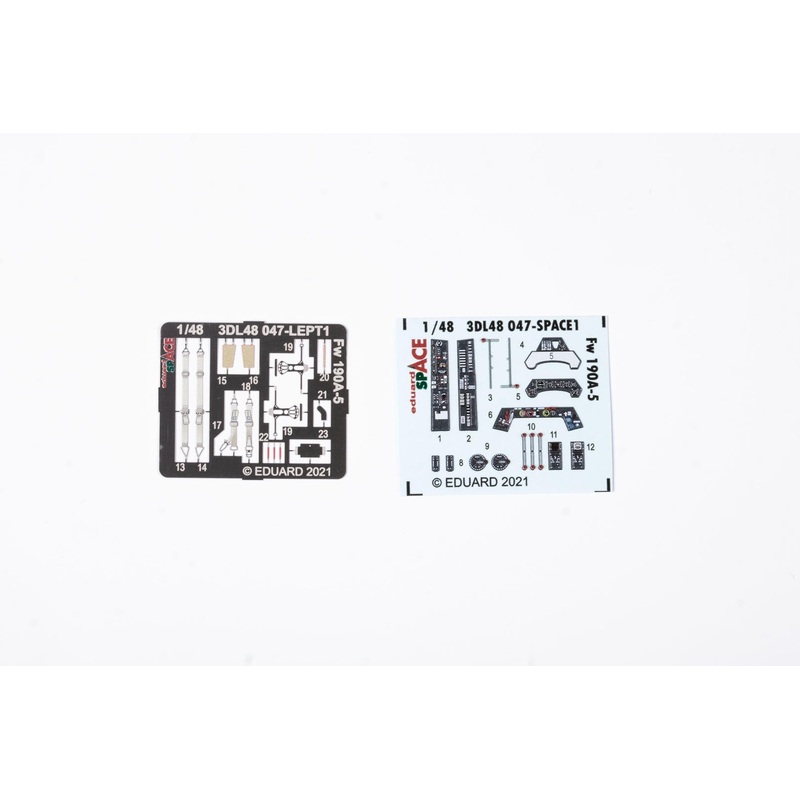 Eduard - 1/48 Fw 190A-5 SPACE set (for Eduard) 3DL48047