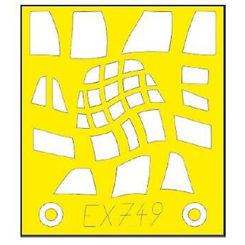 Eduard - 1/48 Il-2 Masking sheet (for Zvezda) EX749