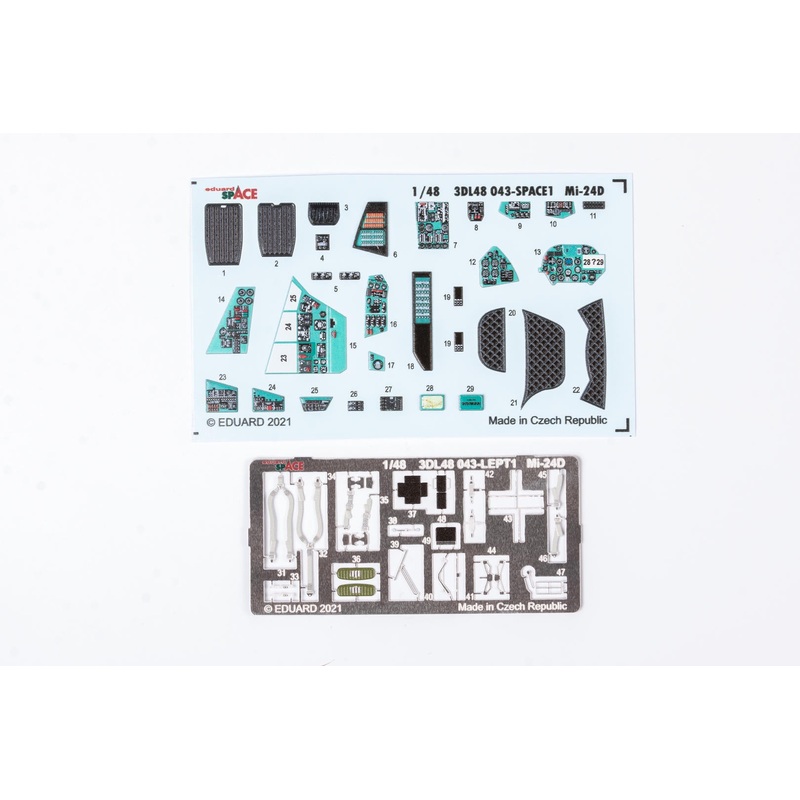 Eduard - 1/48 Mi-24D SPACE set (for Eduard/Zvezda) 3DL48043
