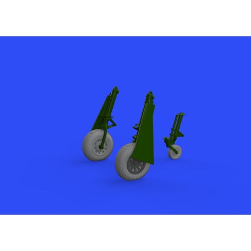 Eduard - 1/48 P-51D Wheels Cross Tread  Brassin set (for Eduard) 648504