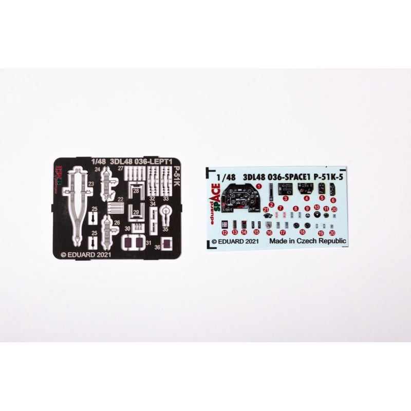 Eduard - 1/48 P-51K-5 SPACE set (for Eduard) 3DL48036