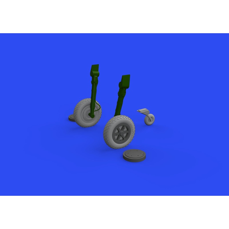 Eduard - 1/48 SBD-5 Wheels Brassin set (for Accurate Miniatures/Revell) 648713
