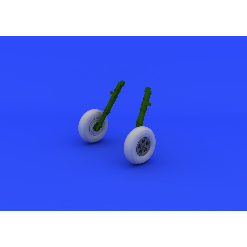 Eduard - 1/48 Spitfire Mk.I Wheels Brassin set (for Airfix) 648210