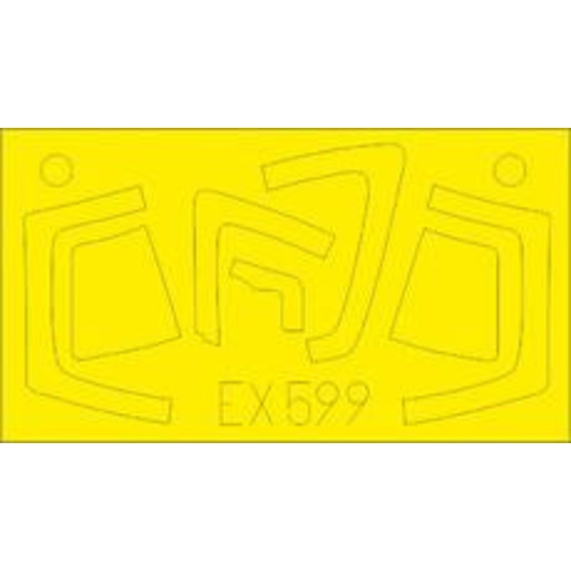 Eduard - 1/48 Su-35S  Masking sheet (for G.W.H.) EX599