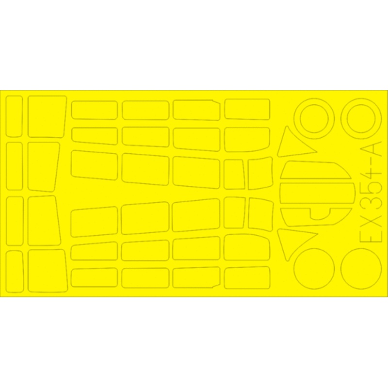 Eduard - 1/48 TBD-1 Masking sheet (for G.W.H.) EX354