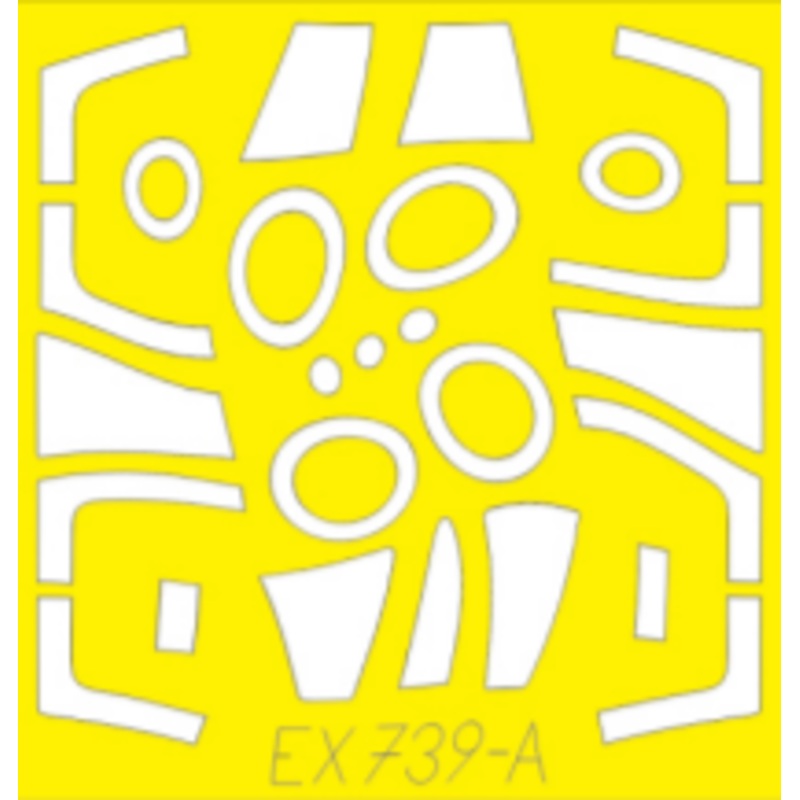 Eduard - 1/48 TF-104G TFace Masking sheet (for Kinetic) EX739