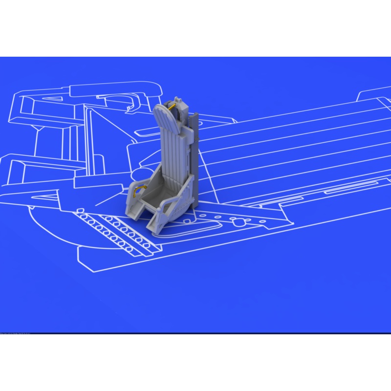 Eduard - 1/72 MiG-15 Ejection Seat Brassin set (for Eduard) 672008