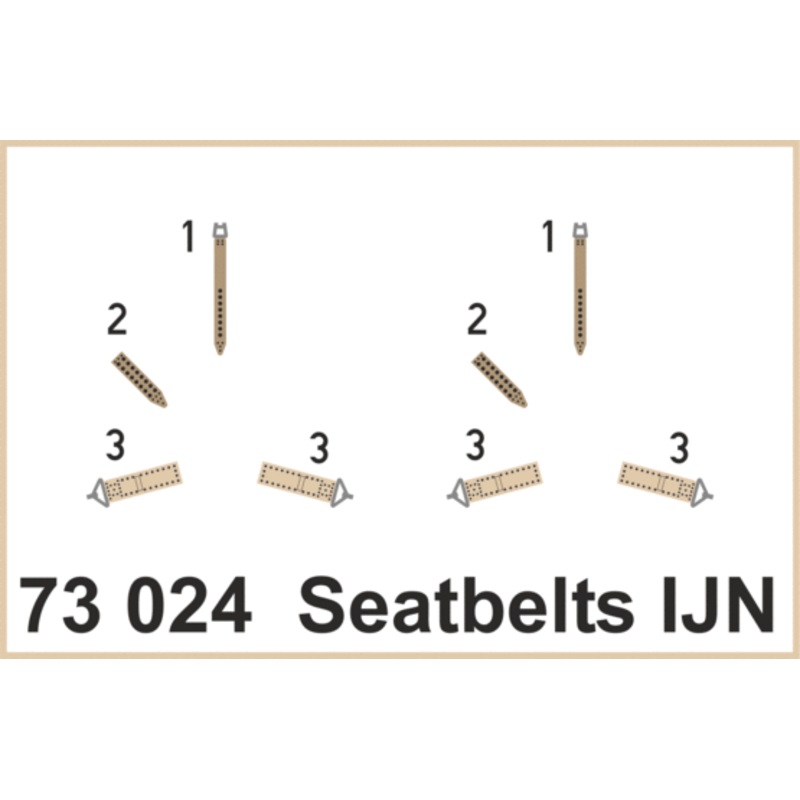 Eduard - 1/72 Seatbelts IJN SUPERFABRIC 73024