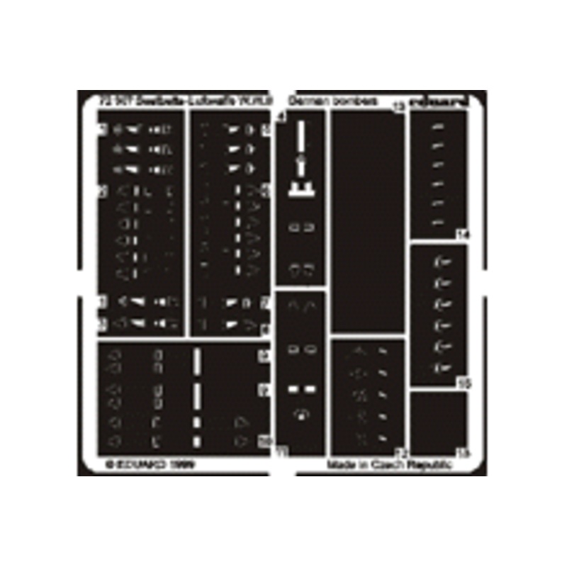 Eduard - 1/72 Seatbelts Luftwaffe Bombers (Photo-etched) 72307