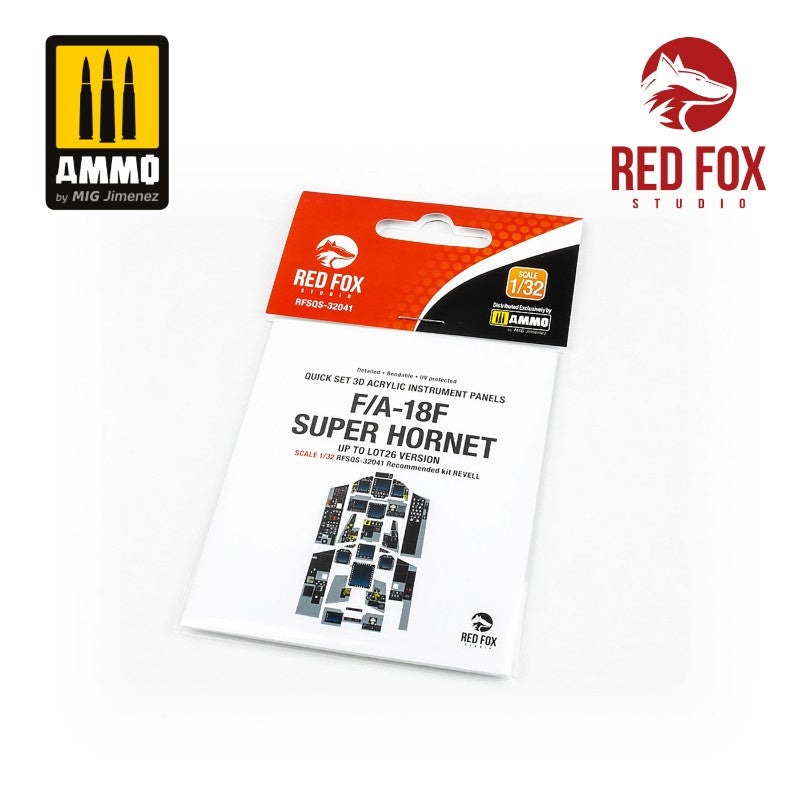 Red Fox Studio 32041 - 1/32 F/A-18F Super Hornet (up to LOT26) (for Revell kit)