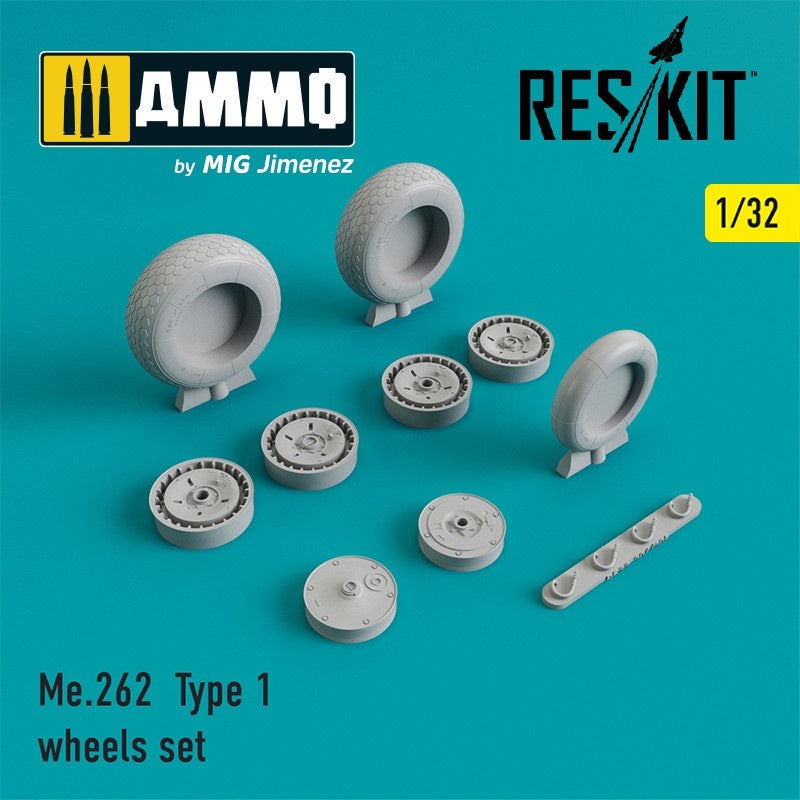 Reskit - 1/32 Me. 262 Type 1 Wheels Set (RS32-0204)