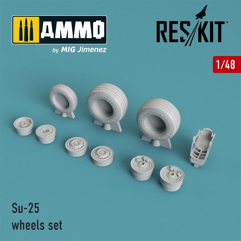 Reskit - 1/48 Su-25 wheels set (RS48-0037)