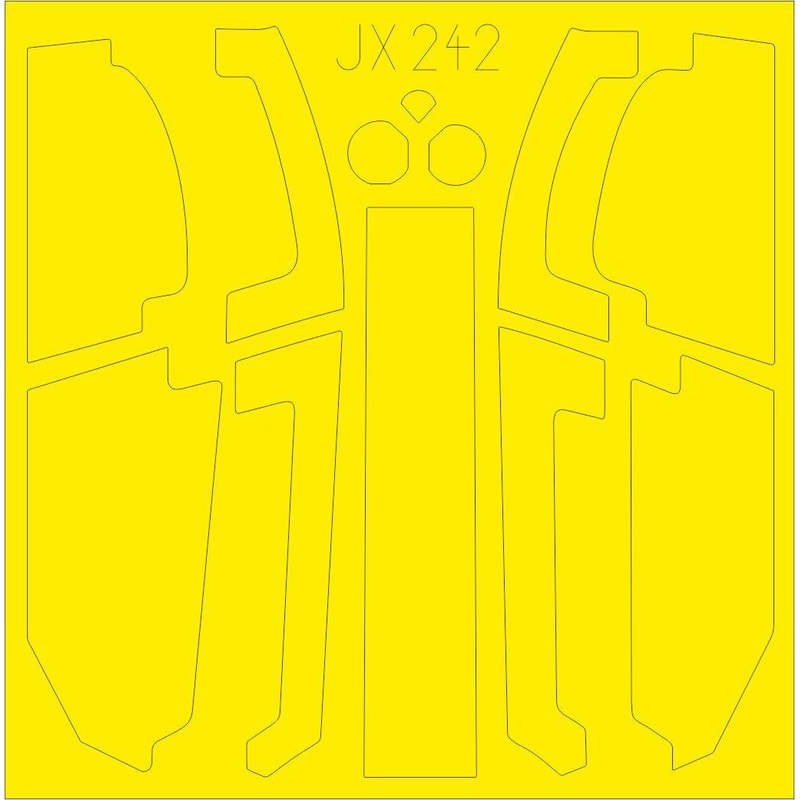 Eduard - 1/35 AH-1Z Masking sheet (for Academy) JX242