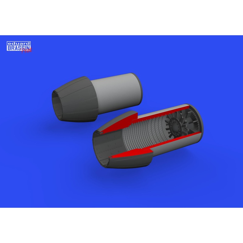 Eduard - 1/48 F/A-18E/F Exhaust Nozzles Brassin PRINT set (for Meng) 648797