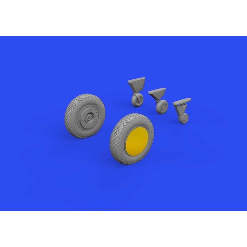 Eduard - 1/48 F4F-3 Wheels late Brassin set (for Eduard) 648768