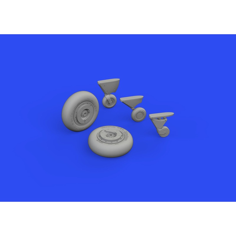Eduard - 1/48 F4F-4 Wheels early Brassin set (for Eduard) 648815