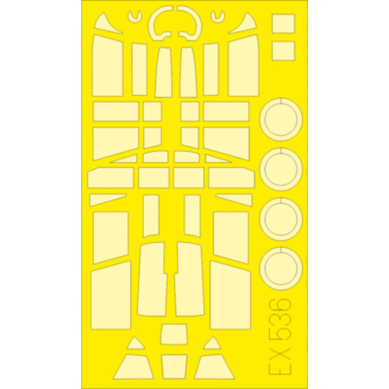 Eduard - 1/48 Ju 87B-1  Masking sheet (for Airfix) EX536