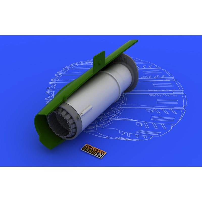 Eduard - 1/48 MiG-21BIS Exhaust Nozzle Brassin set (for Eduard) 648051